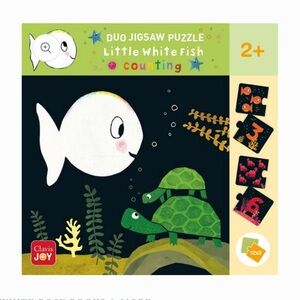 Duo Jigsaw Puzzle Little White Fish Counting Clavis
